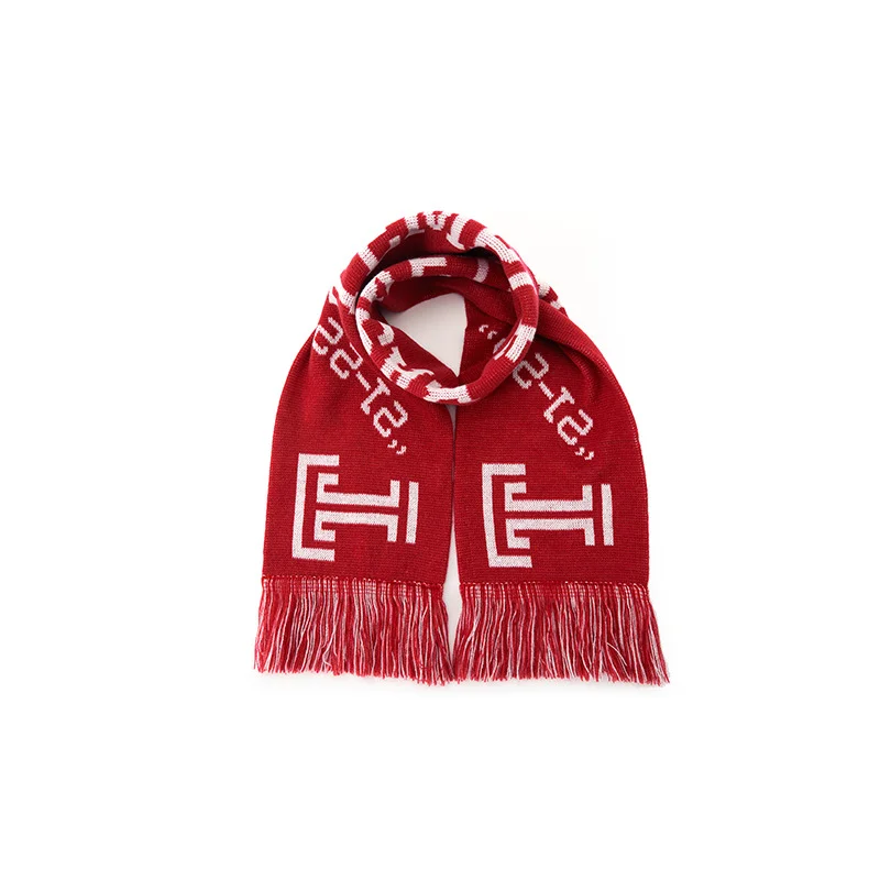 multicolor striped football club scarf on white background - wholesale purchase inquiry welcome