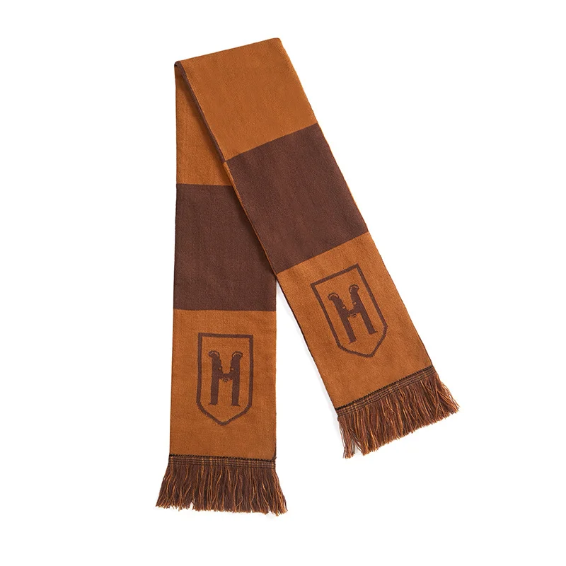 white blue oversized football fan scarf on white background - private label service available