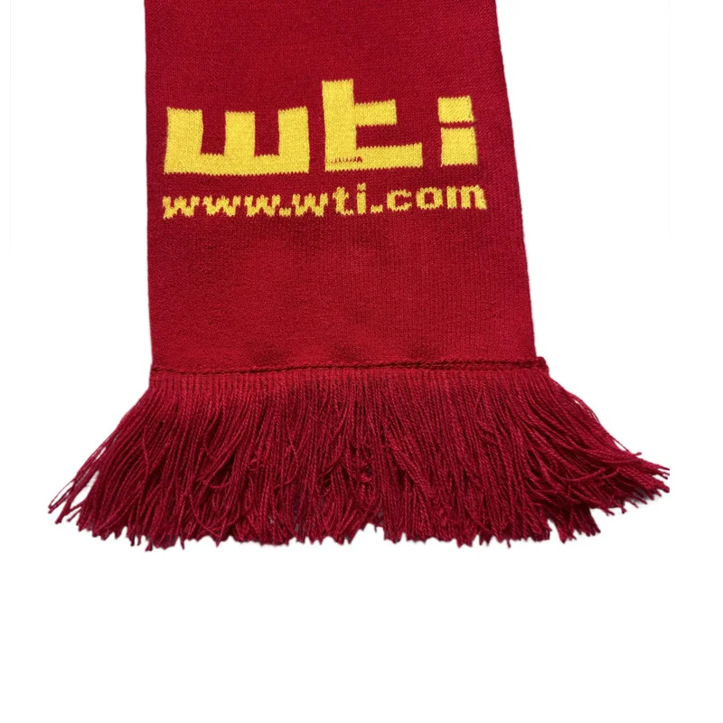 green gold woven jacquard club scarf on white background