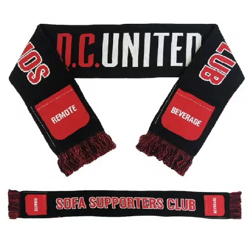 high definition jacquard knit custom scarf sample